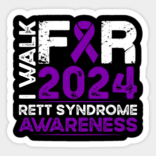 Rett Syndrome Awareness 2024 Walk Sticker